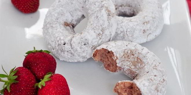 Рецепт пончиков с сахарной пудрой