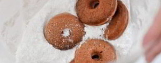 Шаг 2: пончиков с сахарной пудрой