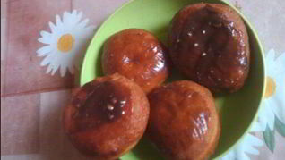 Рецепт Пончиков с шоколадной глазурью