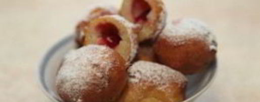 Шаг 3: пончиков с вишней