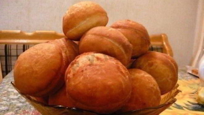 Рецепт Пышных пончиков с начинкой домашние