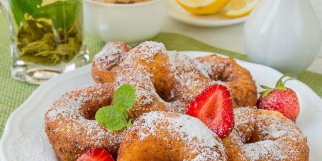 Рецепт утренних творожных пончиков