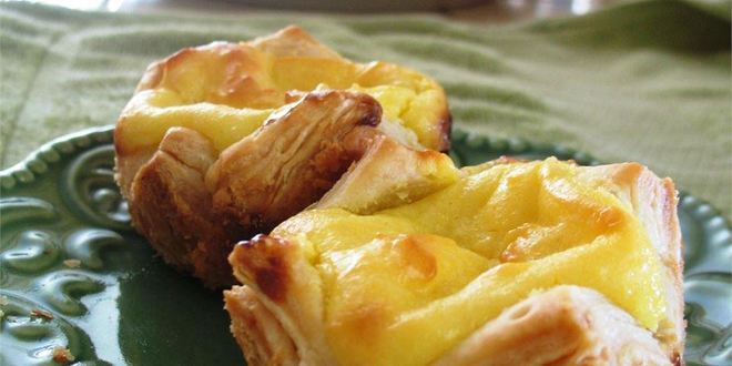 Рецепт португальских слоек с заварным кремом