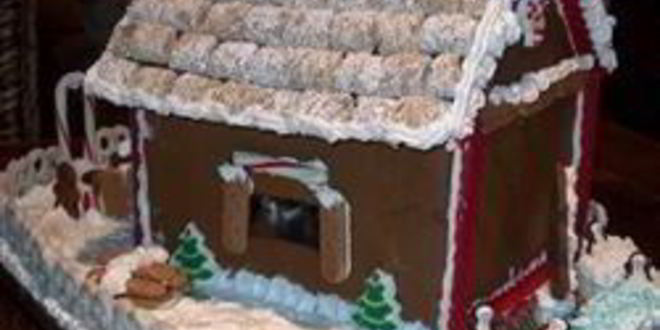 Рецепт домика из пряничного теста