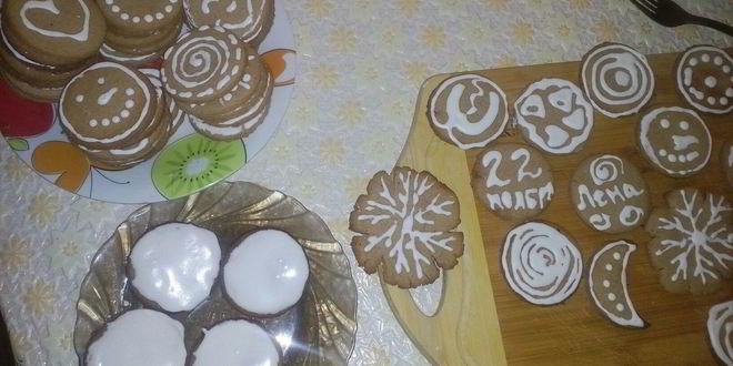 Рецепт глазури для имбирных пряников