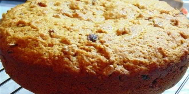 Рецепт коврижки с орехами и изюмом