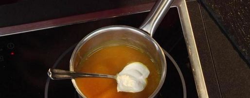 Шаг 3: морского гребешка на прянике с мандариновым кремом