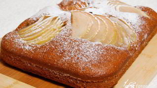 Рецепт Постной медовой коврижки с яблоками