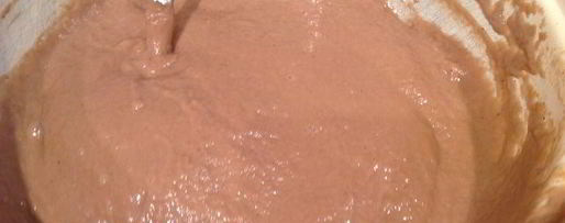 Шаг 2: постной шоколадной коврижки с клюквой