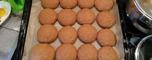 Шаг 6: пряников с орешками на цельнозерновой муке