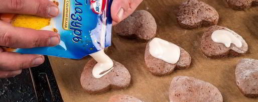 Шаг 7: шоколадных пряников с глазурью