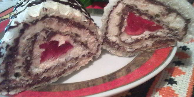 Рецепт рубинового рулета