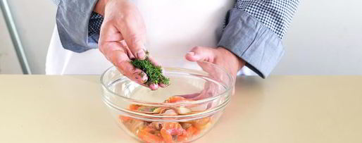 Шаг 2: рыбных слоек с лососем и палтусом