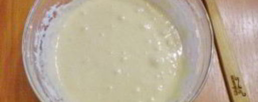 Шаг 5: бисквитного теста для шарлотки