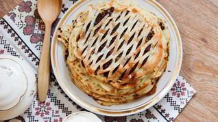 Рецепт Блинной шарлотки