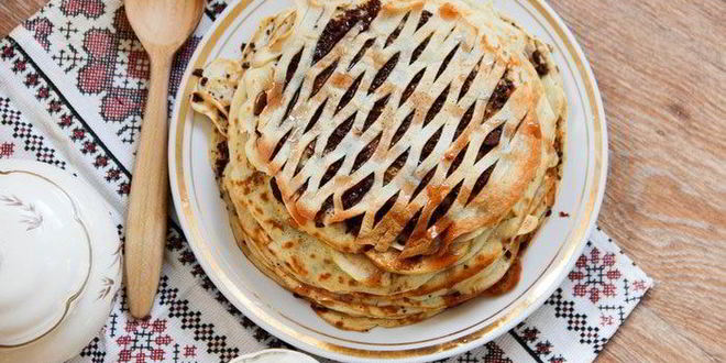 Рецепт блинной шарлотки