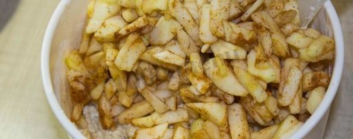 Шаг 14: диетической шарлотки из геркулеса с яблоками