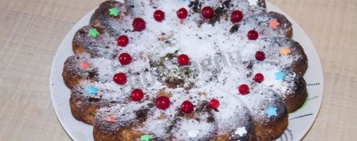 Шаг 20: диетической шарлотки из геркулеса с яблоками