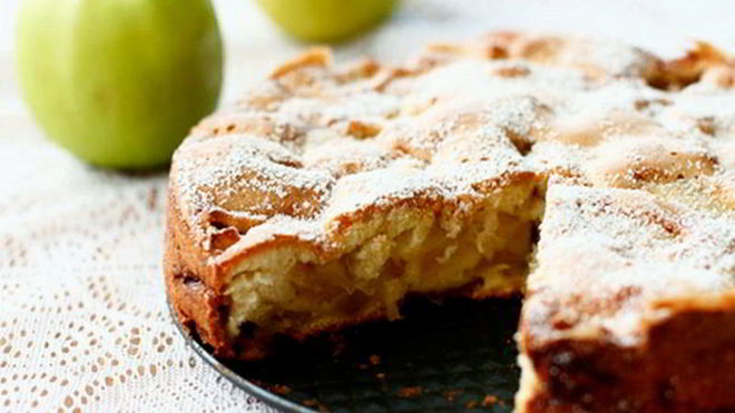 Рецепт Диетической яблочной шарлотки на кефире