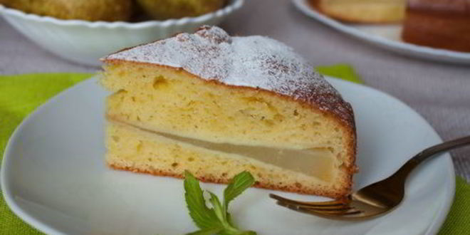 Рецепт грушевой шарлотки