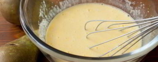 Шаг 1: грушевой шарлотки