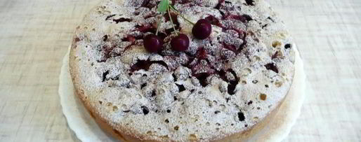 Шаг 11: пирога с вишней в мультиварке типа шарлотка