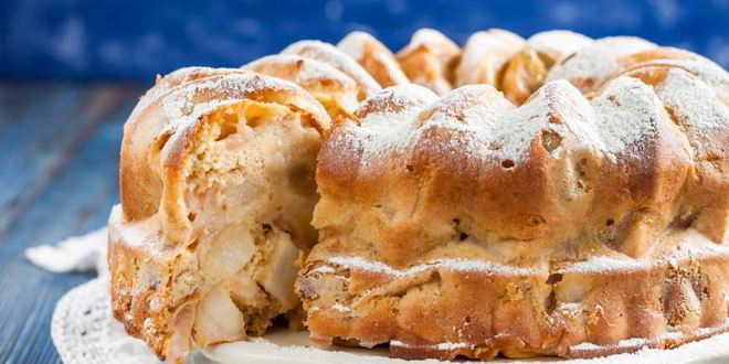 Рецепт самой яблочной шарлотки