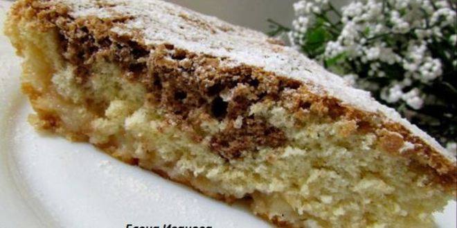 Рецепт шарлотки мраморной