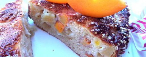 Шаг 24: шарлотки с ананасом и хурмой