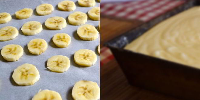 Рецепт шарлотки с бананами