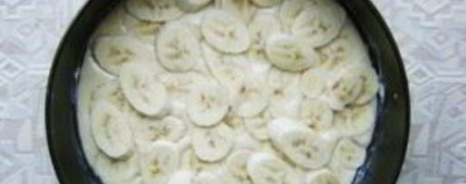 Шаг 2: шарлотки с бананом