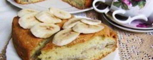 Шаг 4: шарлотки с бананом