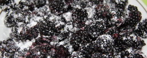 Шаг 2: шарлотки с ежевикой