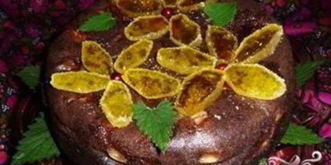 Рецепт шарлотки с какао и яблоками