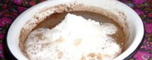 Шаг 3: шарлотки с какао и яблоками