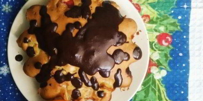 Рецепт шарлотки с клюквой