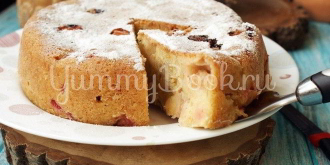 Рецепт шарлотки с ревенем в мультиварке