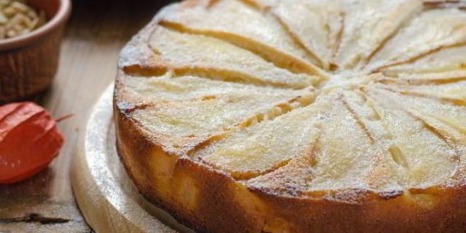 Рецепт шарлотки с яблоками и грушами