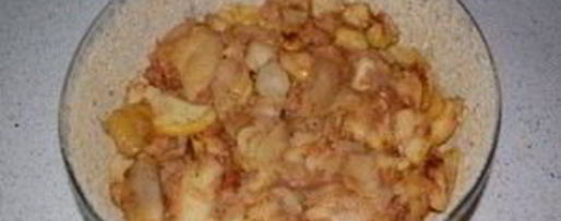 Шаг 3: шарлотки с яблоками и карамелью