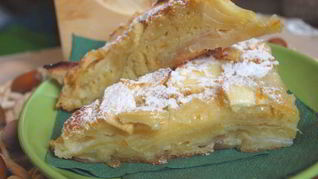 Рецепт Шарлотки с яблоками с коньяком