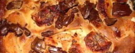 Шаг 3: шарлотки шоколадной с яблоками