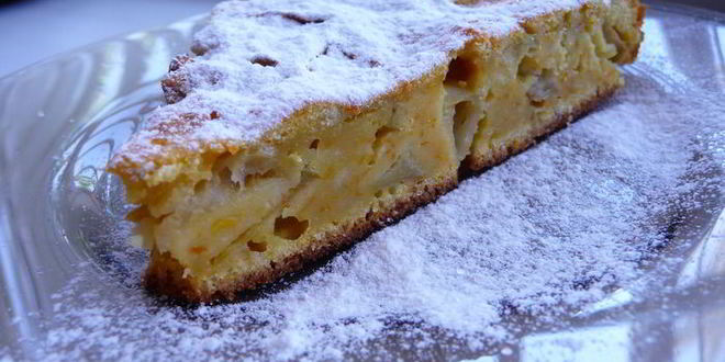 Рецепт солнечной шарлотки