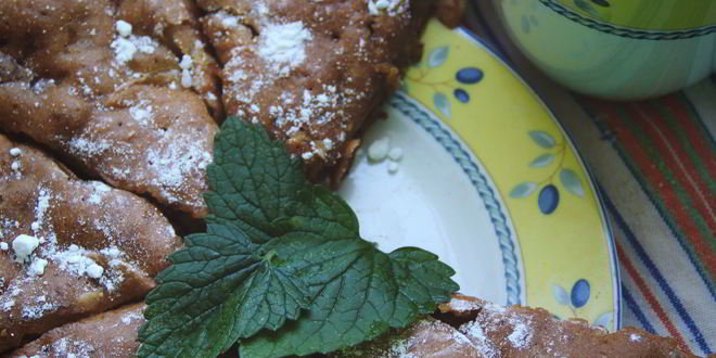 Рецепт веганской шарлотки