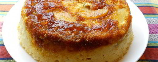 Шаг 7: яблочной шарлотки с карамелью в микроволновке