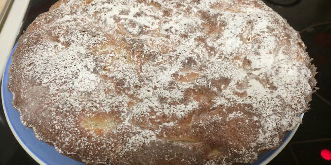 Рецепт яблочно-грушевой шарлотка