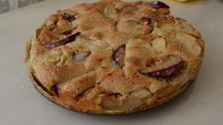 Рецепт Яблочно-сливовой неШарлотка