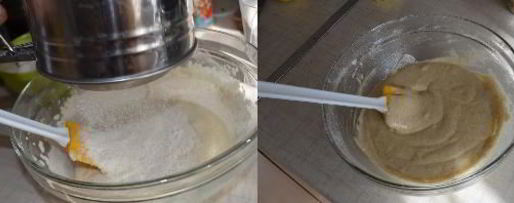 Шаг 1: яблочно-сливовой нешарлотка