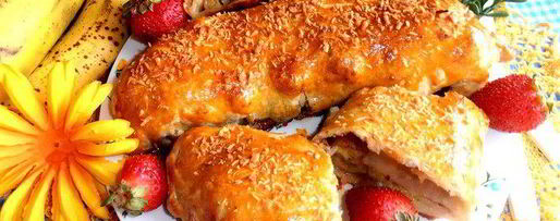 Шаг 17: бананового штруделя в мармеладной карамели