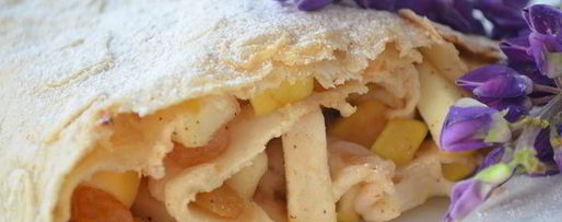 Шаг 4: ленивого яблочного штруделя