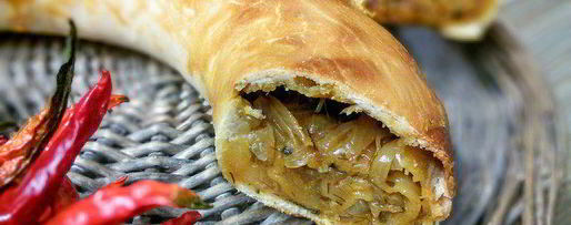 Шаг 8: лукового штруделя на вытяжном тесте